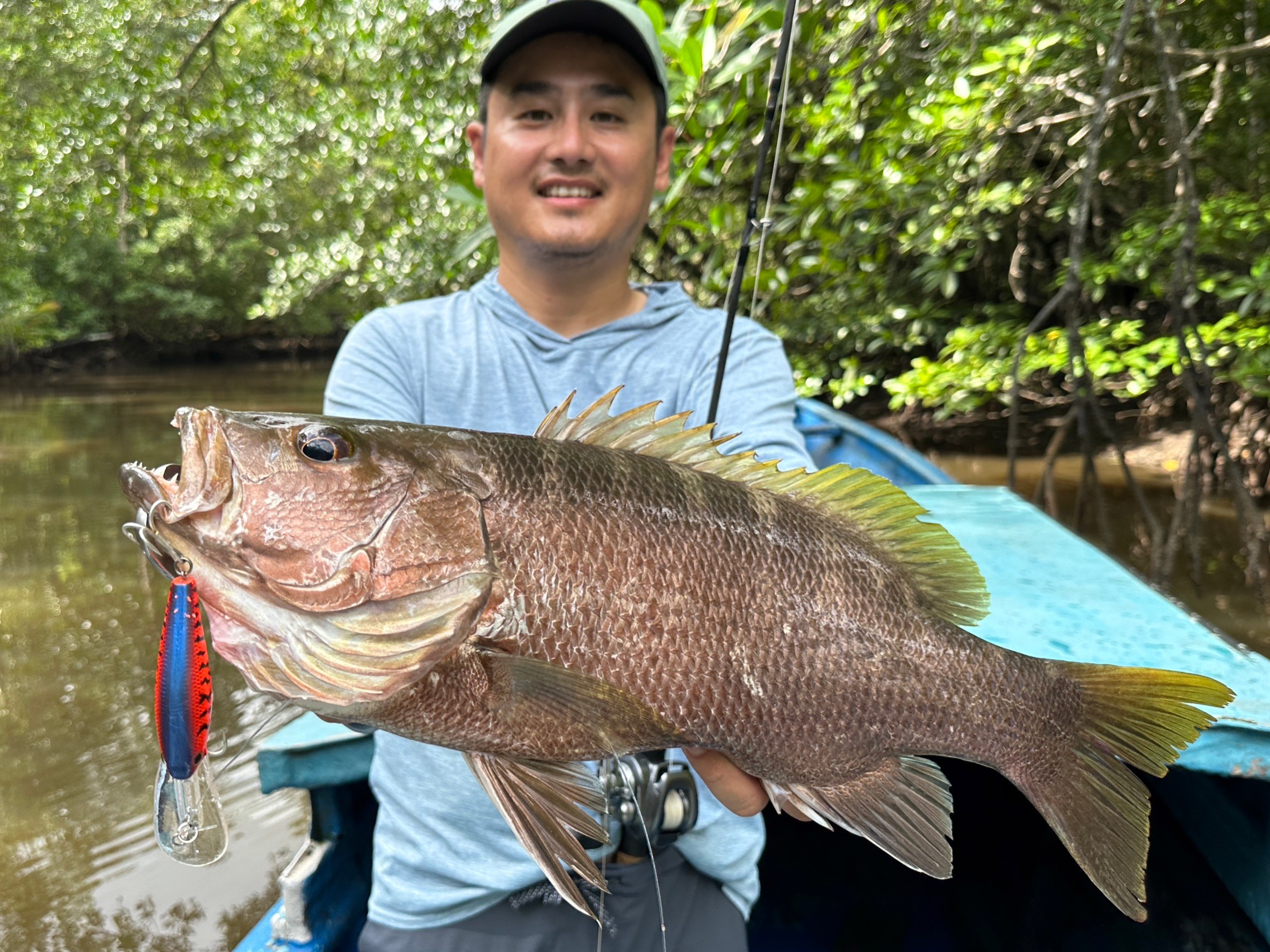 2023.09.13　　　　インドネシア・ハルマヘラ島　パプアンバス＆スポッテッドバス釣果報告